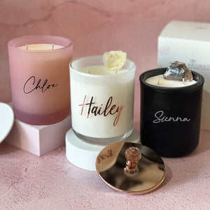 Candle Personalisation 270g-personalised-candles-Angel Aromatics