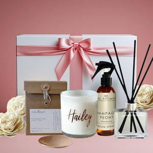 Personalised Gift Hamper-Candles-Angel Aromatics