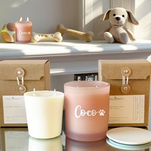 Pet Memorial Candle 270g with Candle Refill-Memorial Candles-Angel Aromatics