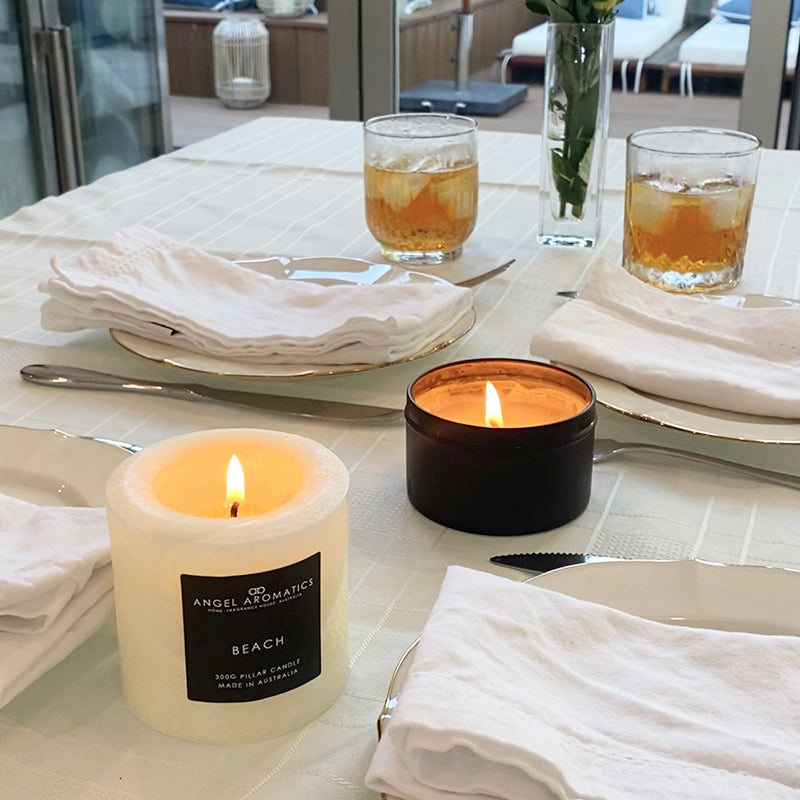 Pillar Candles - Beach-Candles-Angel Aromatics