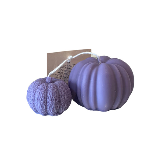 Halloween Pumpkin Set Mauve-Halloween Candles-Angel Aromatics