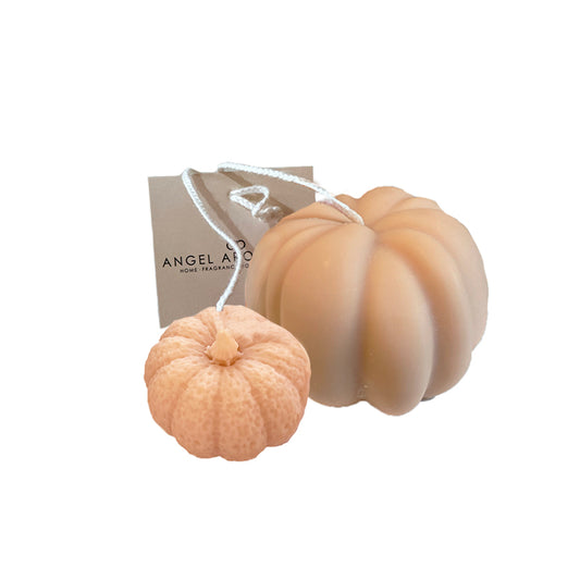 Halloween Pumpkin Set in Neutral-Halloween Candles-Angel Aromatics