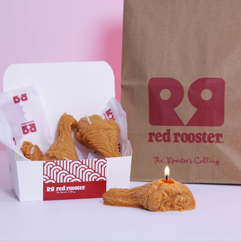 Fried Lights Red Rooster Chicken Candles-Angel Aromatics