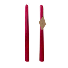 Cherry Red Twin Set Taper Candles-Taper Candles-Angel Aromatics