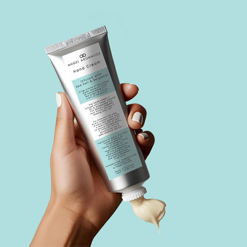 NEW Sea Salt & Bergamot Hand Cream 100ml-Scented Candles-Angel Aromatics