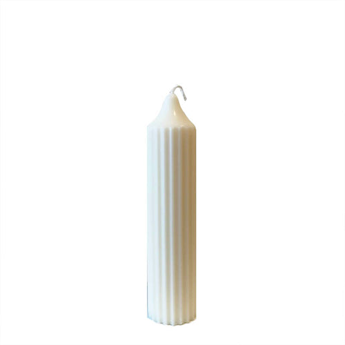 Halloween Taper Candle Cream Small