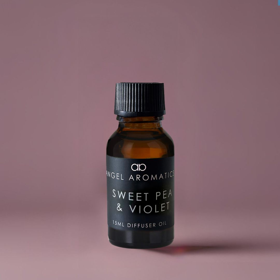 Sweet Pea and Violet 15ml Diffuser Oil-Diffuser Oil-Angel Aromatics
