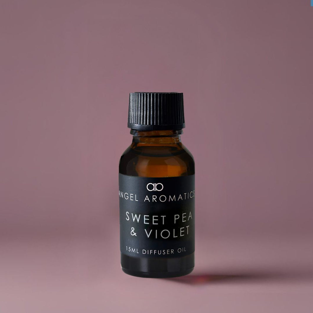 Sweet Pea and Violet 15ml Diffuser Oil-Diffuser Oil-Angel Aromatics