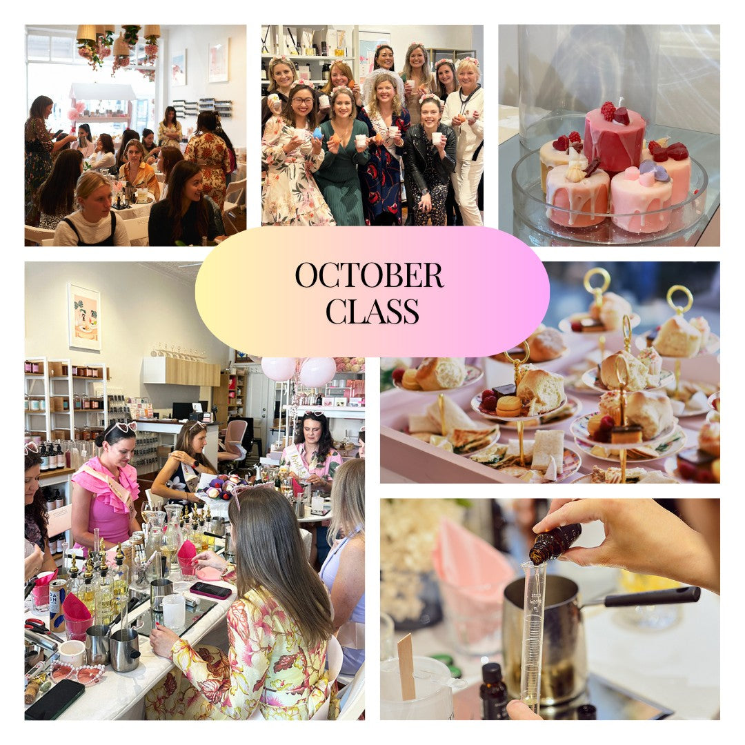 17th October 2026 - Candle Making Class with High Tea-diy workshop-Angel Aromatics