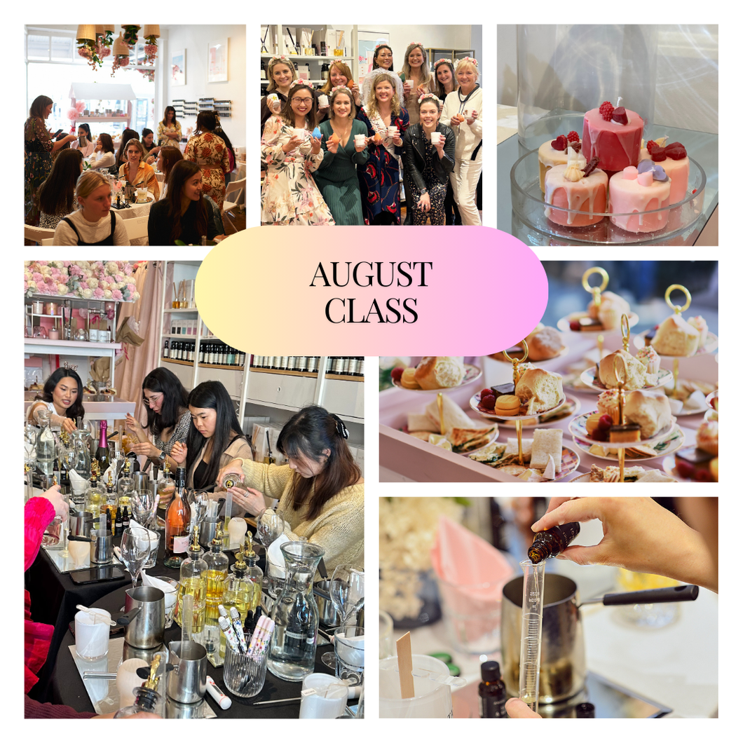 16th August 2025 - Candle Making Class with High Tea-diy workshop-Angel Aromatics