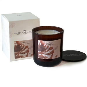 NEW SCENT Large Scented Candles - Vanilla and Caramel-scented candles-Angel Aromatics