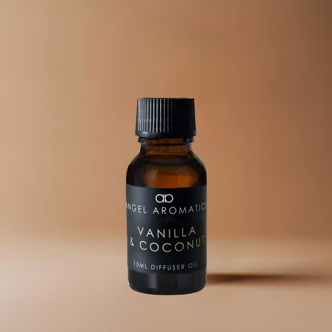 Vanilla & Coconut 15ml Diffuser Oil-Diffuser Oil-Angel Aromatics