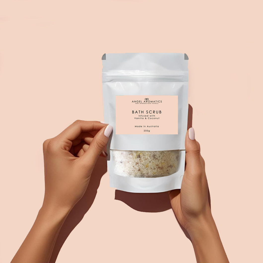 Vanilla & Coconut Body Scrub-Body Scrub-Angel Aromatics
