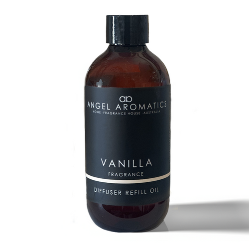 Reed Diffuser Refill 200ml - Vanilla-reed diffuser refill-Angel Aromatics