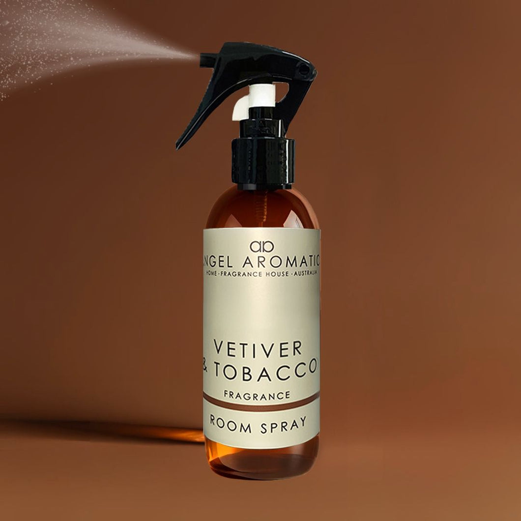 Vetiver and Tobacco Room Spray-Room spray-Angel Aromatics
