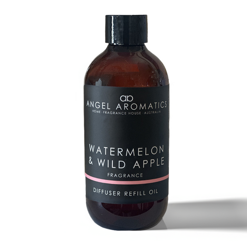Reed Diffuser Refill 200ml - Watermelon and Wild Apple-reed diffuser refill-Angel Aromatics