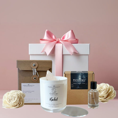 Personalised Zodiac Hamper Perfume and Candle-candles-Angel Aromatics