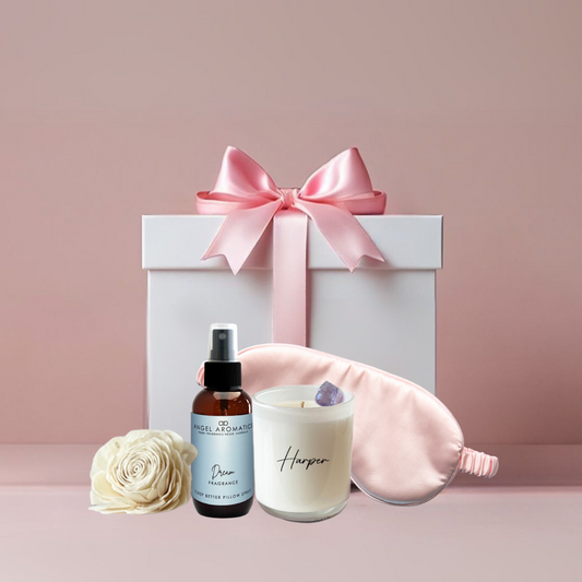 Amethyst Sleep Pamper Hamper-candles-Angel Aromatics