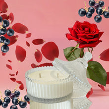 Blackcurrant and Rose Candle (Baies dupe)-scented candles-Angel Aromatics
