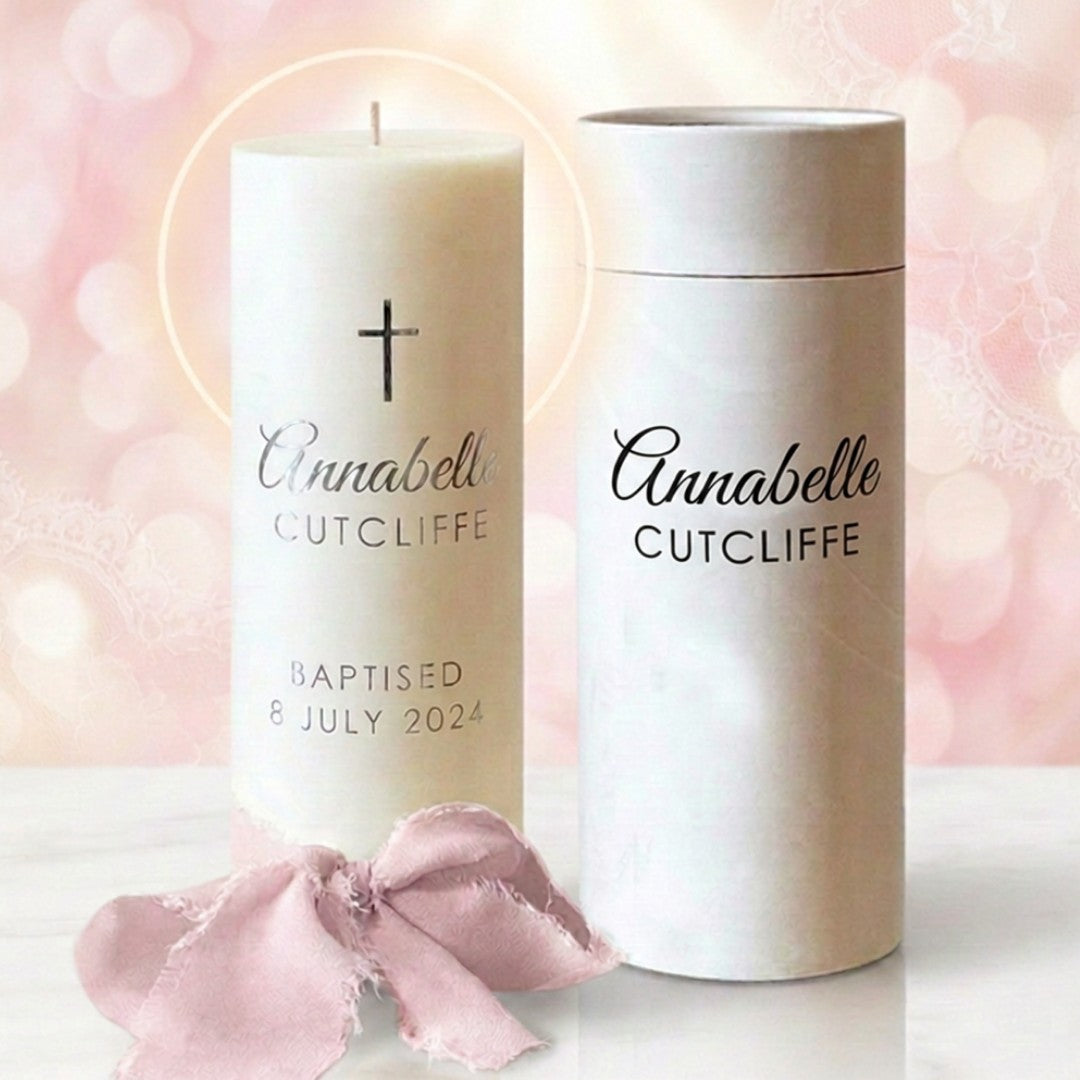 Baptism Candle-Baptism Candle-Angel Aromatics