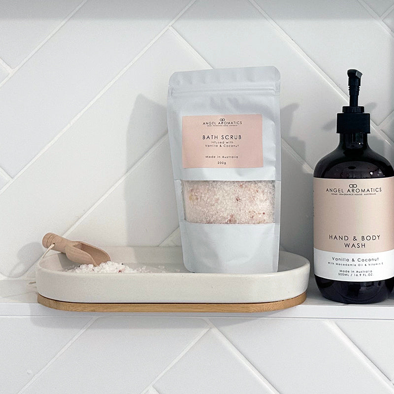 Vanilla & Coconut Body Scrub-Body Scrub-Angel Aromatics