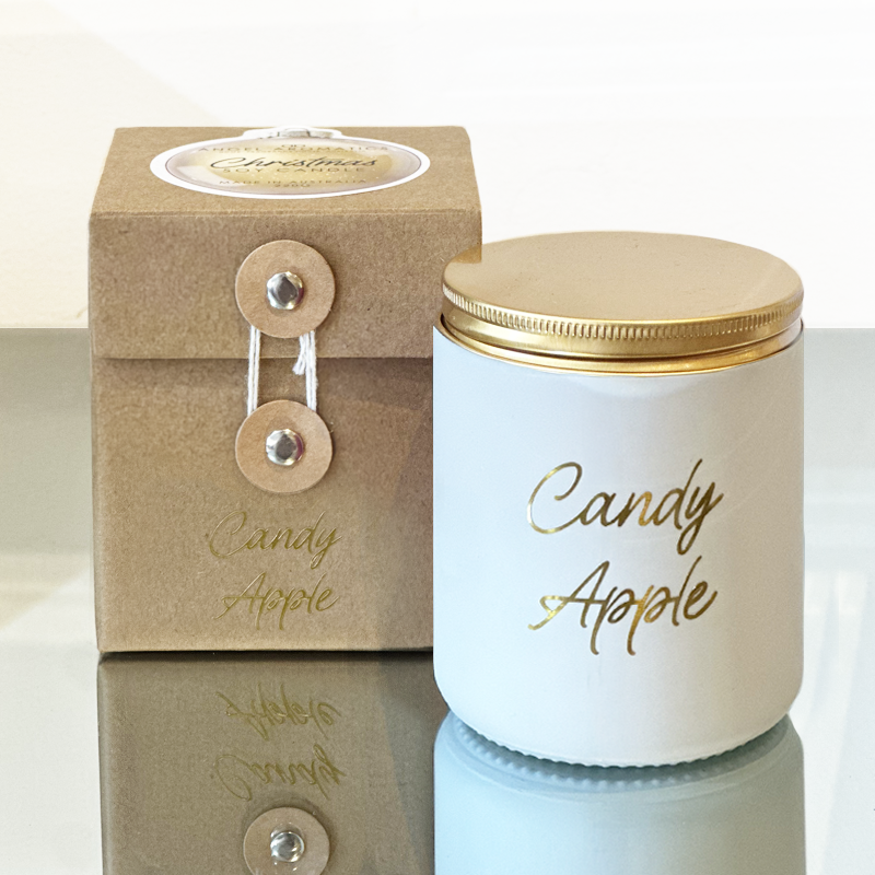Candy Apple Soy Candle 220g-Angel Aromatics