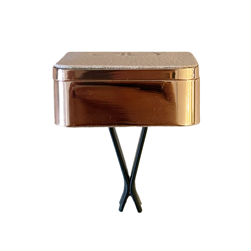 SALE Car Diffuser Pink Leather With Rose Gold Zinc Alloy-Car Diffuser-Angel Aromatics