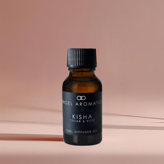 SALE Cedar and Rose - Kisha Fragrance 15ml Diffuser Oil-Diffuser oils-Angel Aromatics