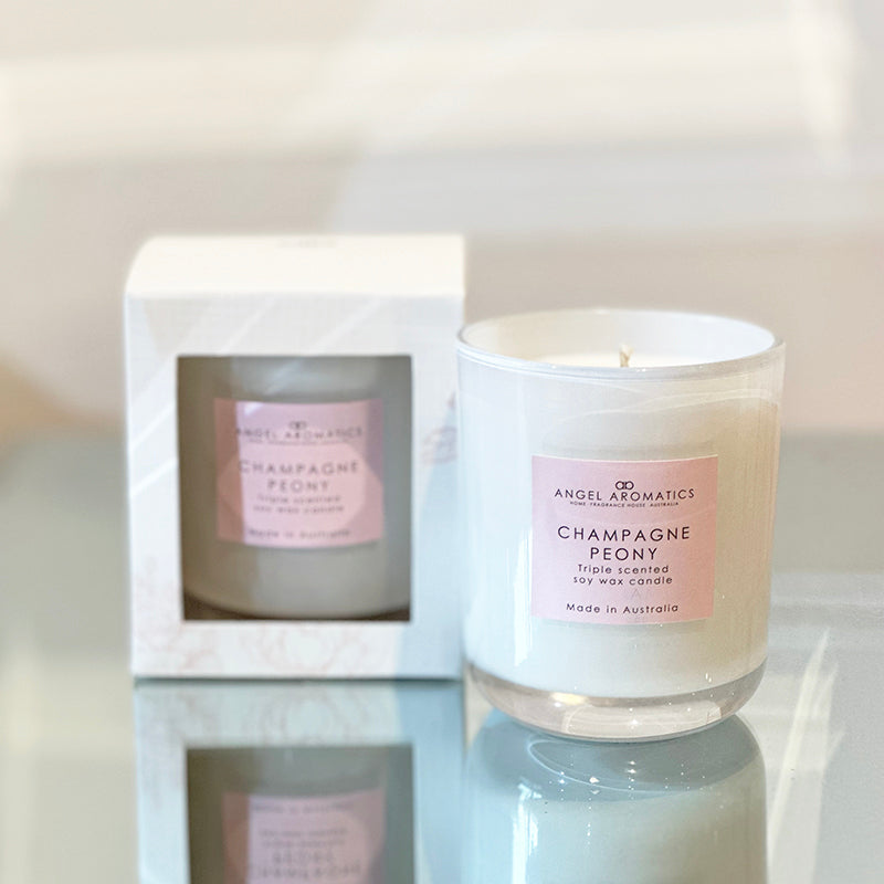 Bath and Body Set - Champagne Peony-Bath soaks-Angel Aromatics