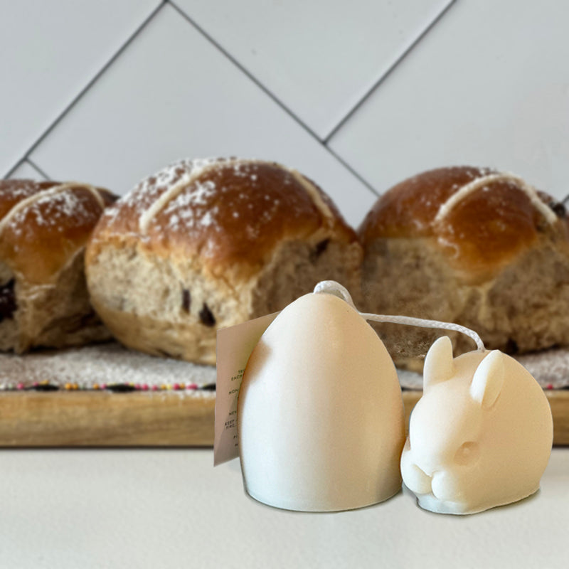 Limited Edition Bunny and Egg Candle Duo-Soy Melts-Angel Aromatics