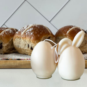 Large Bunny and Egg Candle Duo Blank-Soy Melts-Angel Aromatics