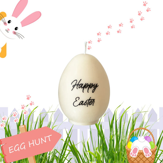 Vanilla Easter Egg 190g-scented candles-Angel Aromatics