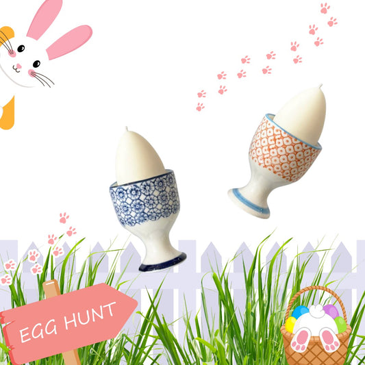 Easter Egg Cup with Vanilla Egg-scented candles-Angel Aromatics