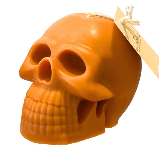 Halloween Skull Orange 285g-Halloween candle-Angel Aromatics