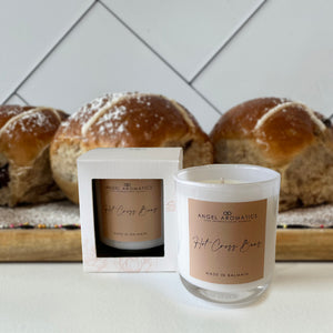 Hot Cross Buns 180g Soy Candle-scented candles-Angel Aromatics