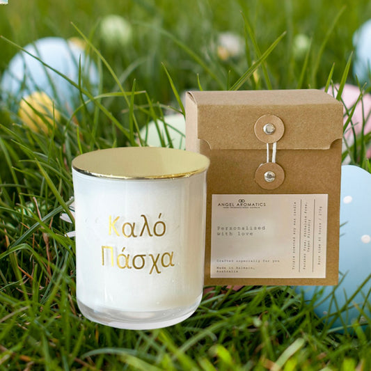 Greek Orthodox Easter Candle 270g-scented candles-Angel Aromatics