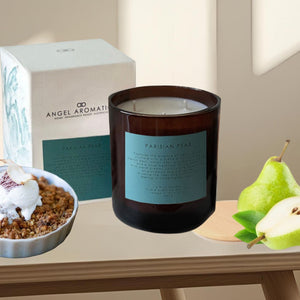 3 Wick Large Scented Candles - Parisian Pear