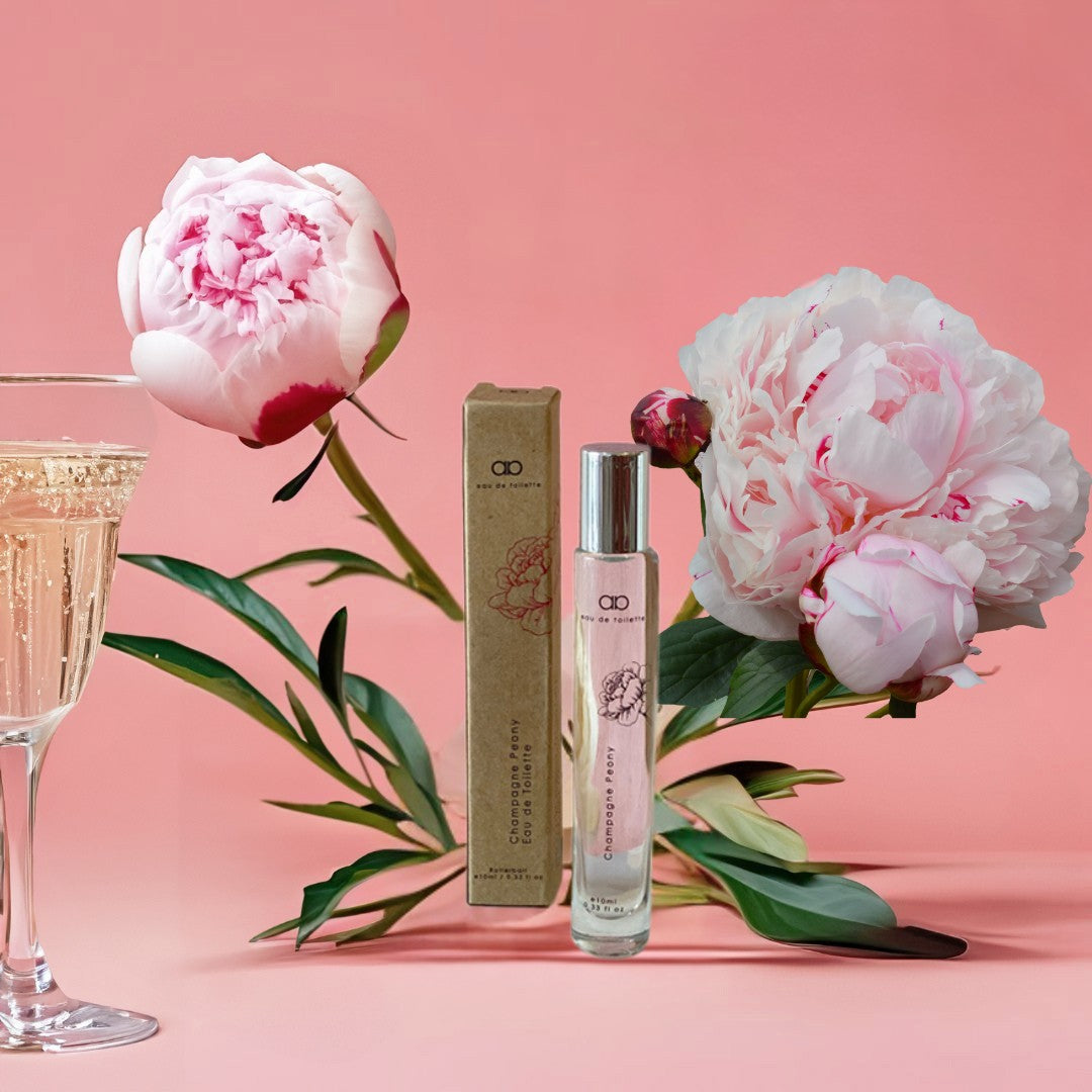 Champagne Peony Roll On Perfume 10ml-natural perfume-Angel Aromatics