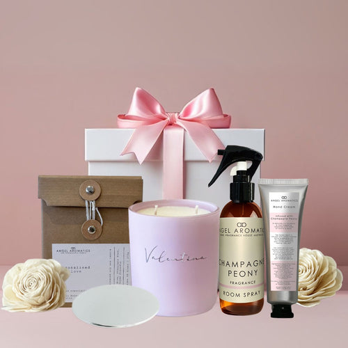 Personalised Gift Hamper with NEW Hand Cream-Angel Aromatics