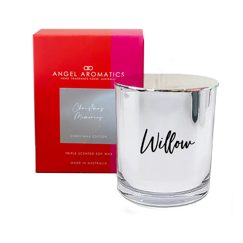 Personalised Christmas Memories Candle-christmas candles-Angel Aromatics