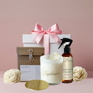 Personalised Gemstone Gift Hamper-Angel Aromatics