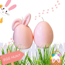 Large Bunny and Egg Candle Duo Blank-Soy Melts-Angel Aromatics