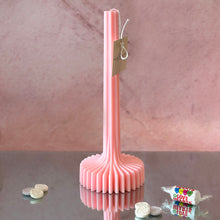 Pink Cotton Candy Taper Candle - Tall-candles-Angel Aromatics
