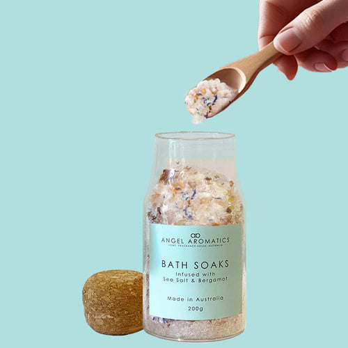 Bath Soaks - Infused with Sea Salt and Bergamot-Bath soaks-Angel Aromatics