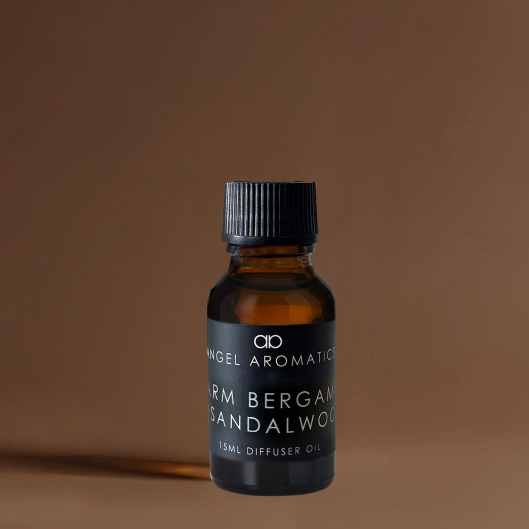Warm Bergamot & Sandalwood 15ml Diffuser Oil-Diffuser Oil-Angel Aromatics