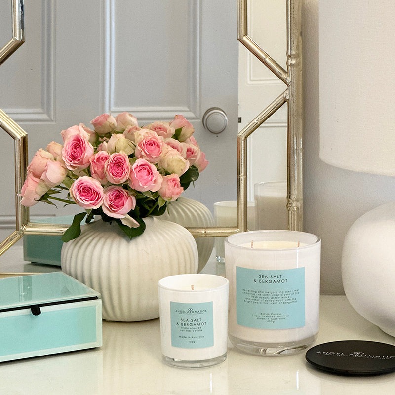 3 Wick Large Scented Candles - Annan-scented candles-Angel Aromatics