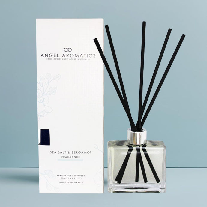Reed Diffuser - Sea Salt and Bergamot-reed diffuser-Angel Aromatics