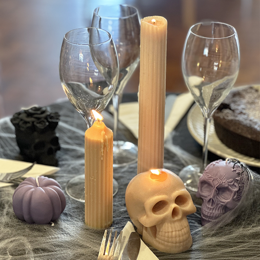 Halloween Pumpkin Set Mauve-Halloween Candles-Angel Aromatics