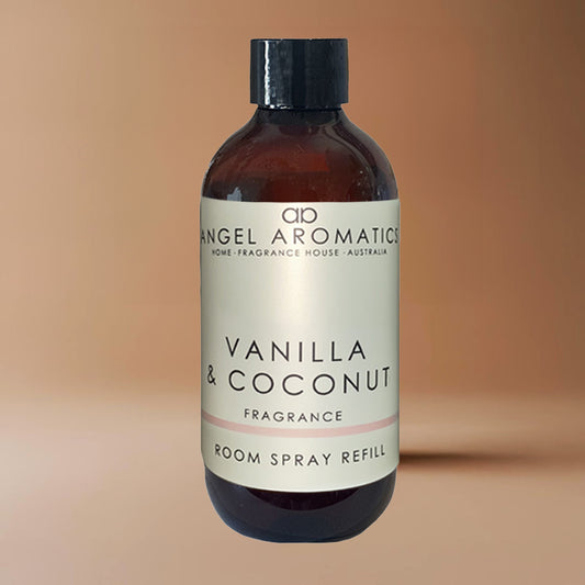 Vanilla and Coconut Room Spray Refill 200ml-Room spray-Angel Aromatics