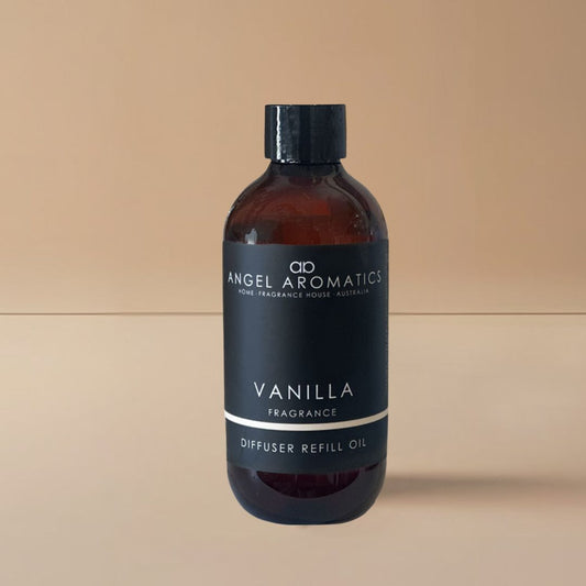 Reed Diffuser Refill 200ml - Vanilla-reed diffuser refill-Angel Aromatics